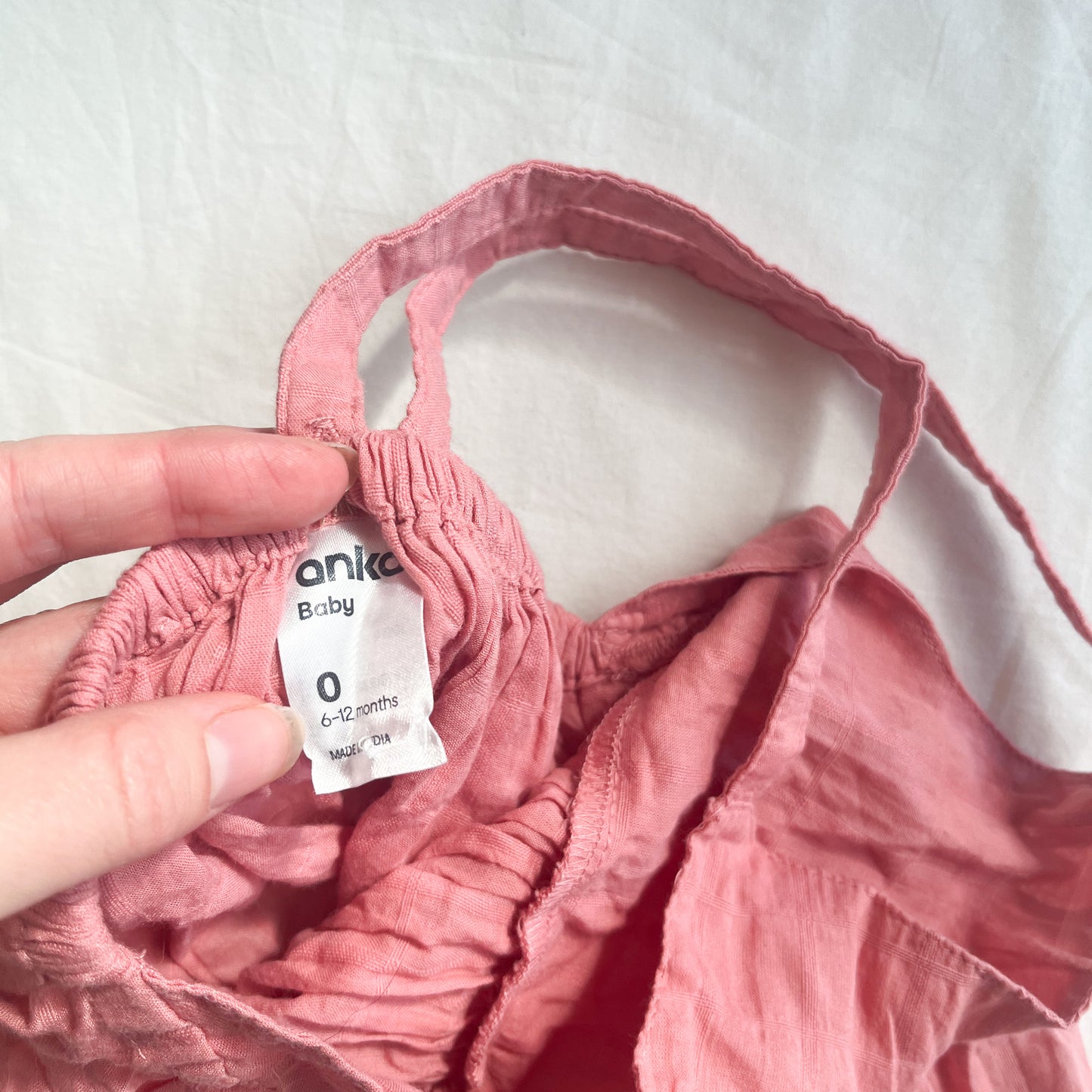 Pink dress, 6-12m