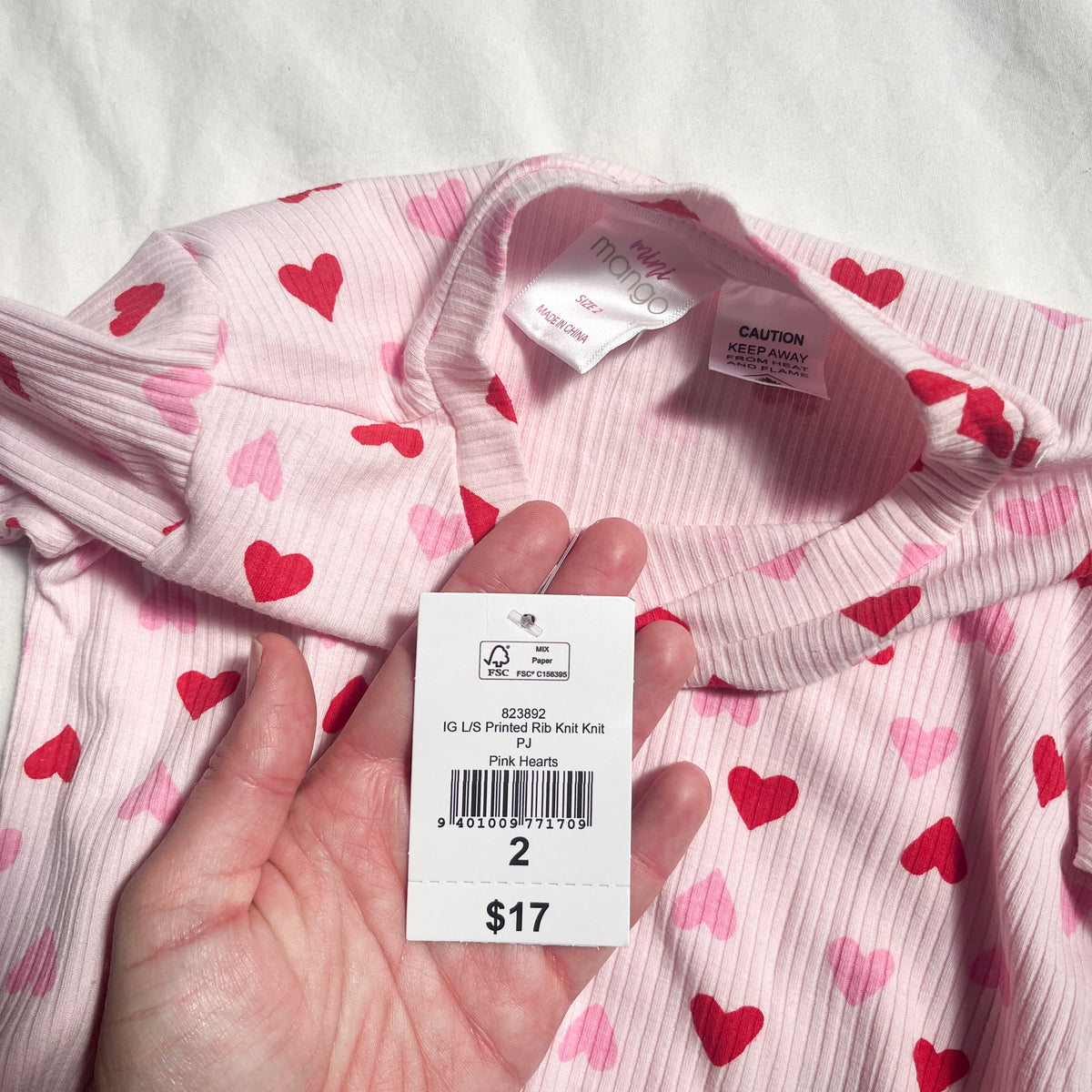 Mini Mango pj set, size 2