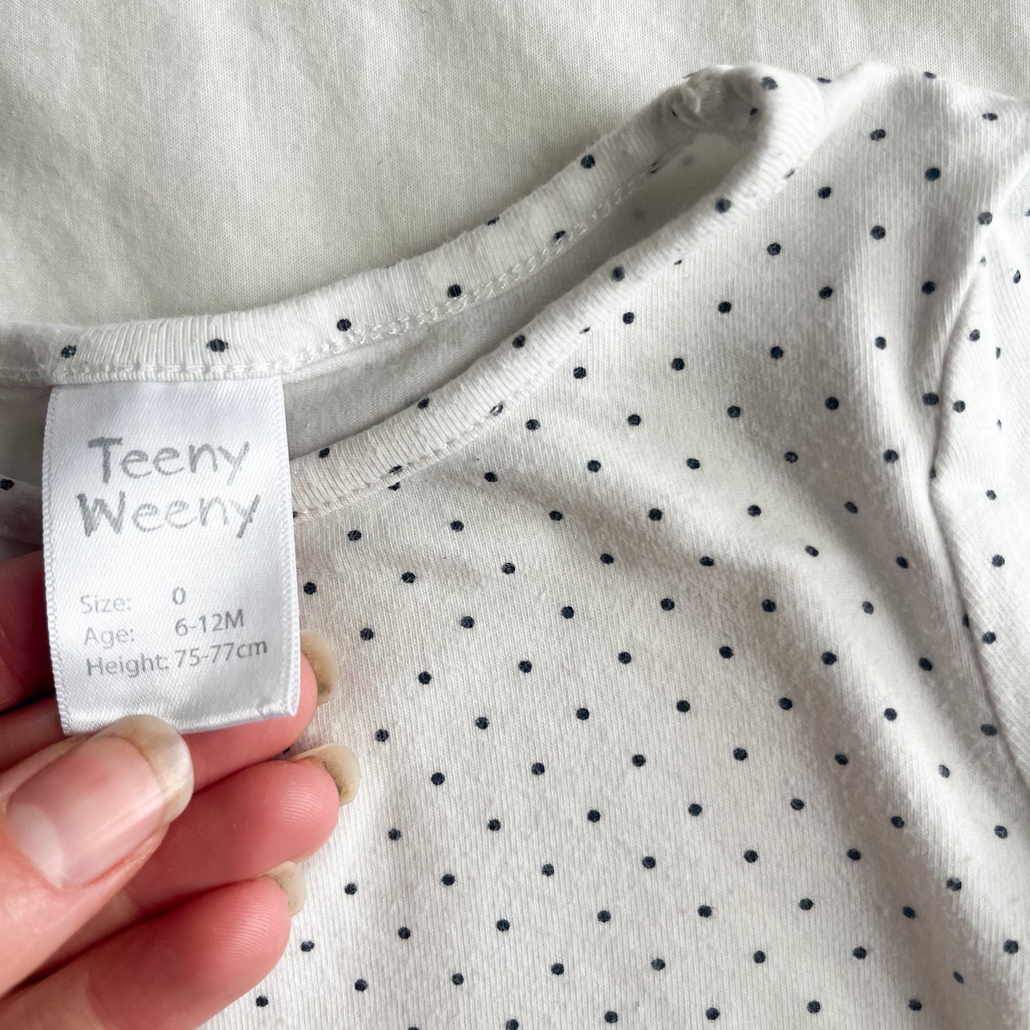 Teeny weeny top, 6-12m