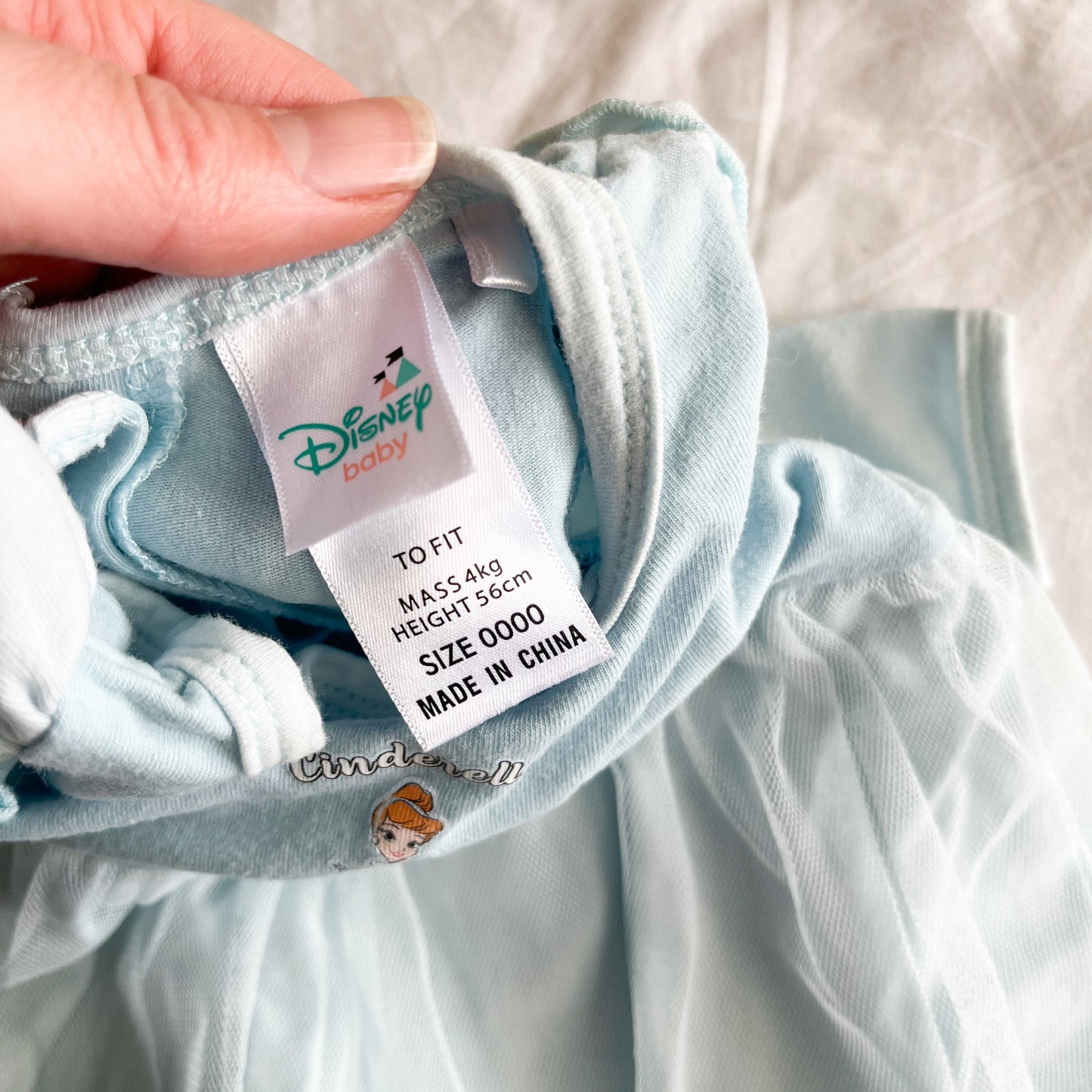 Cinderella dress/bodysuit, NB
