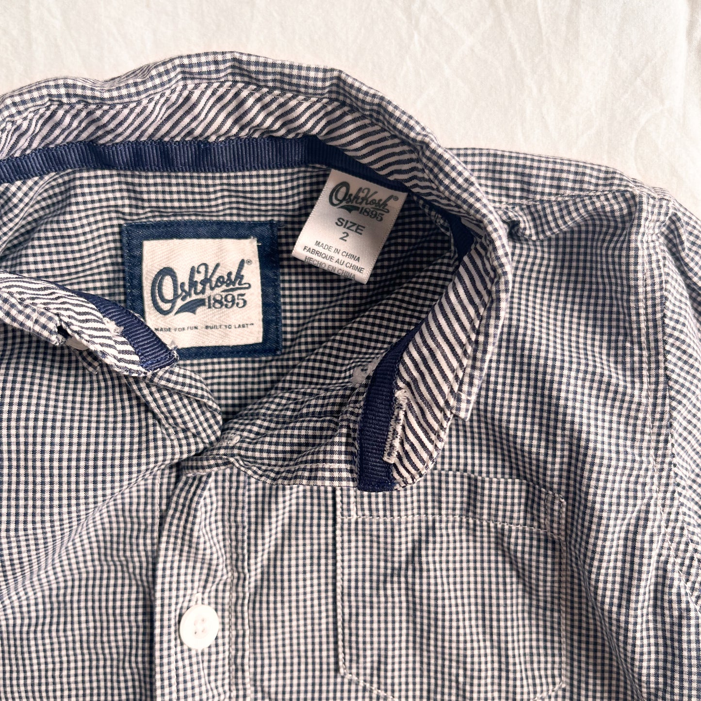 Osh kosh shirt, size 2