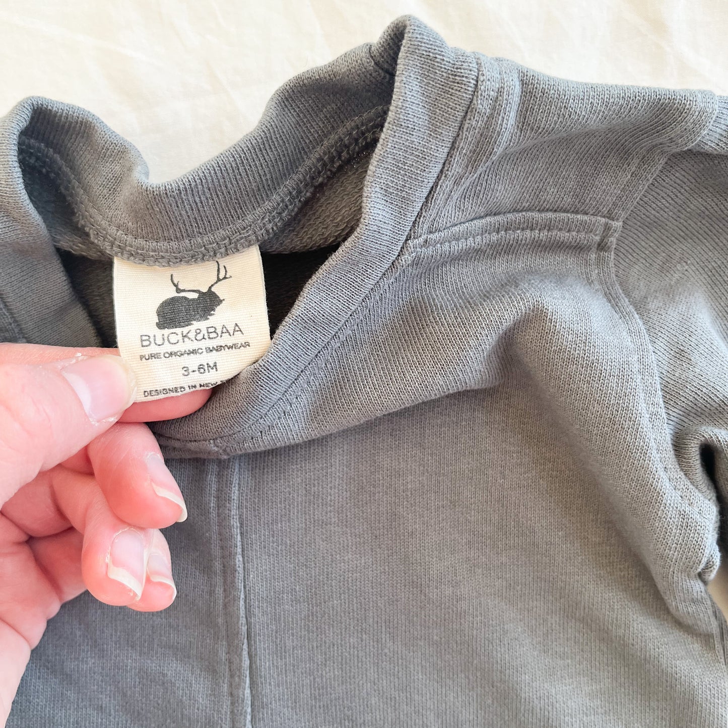 Buck & Baa sweater, 3-6m