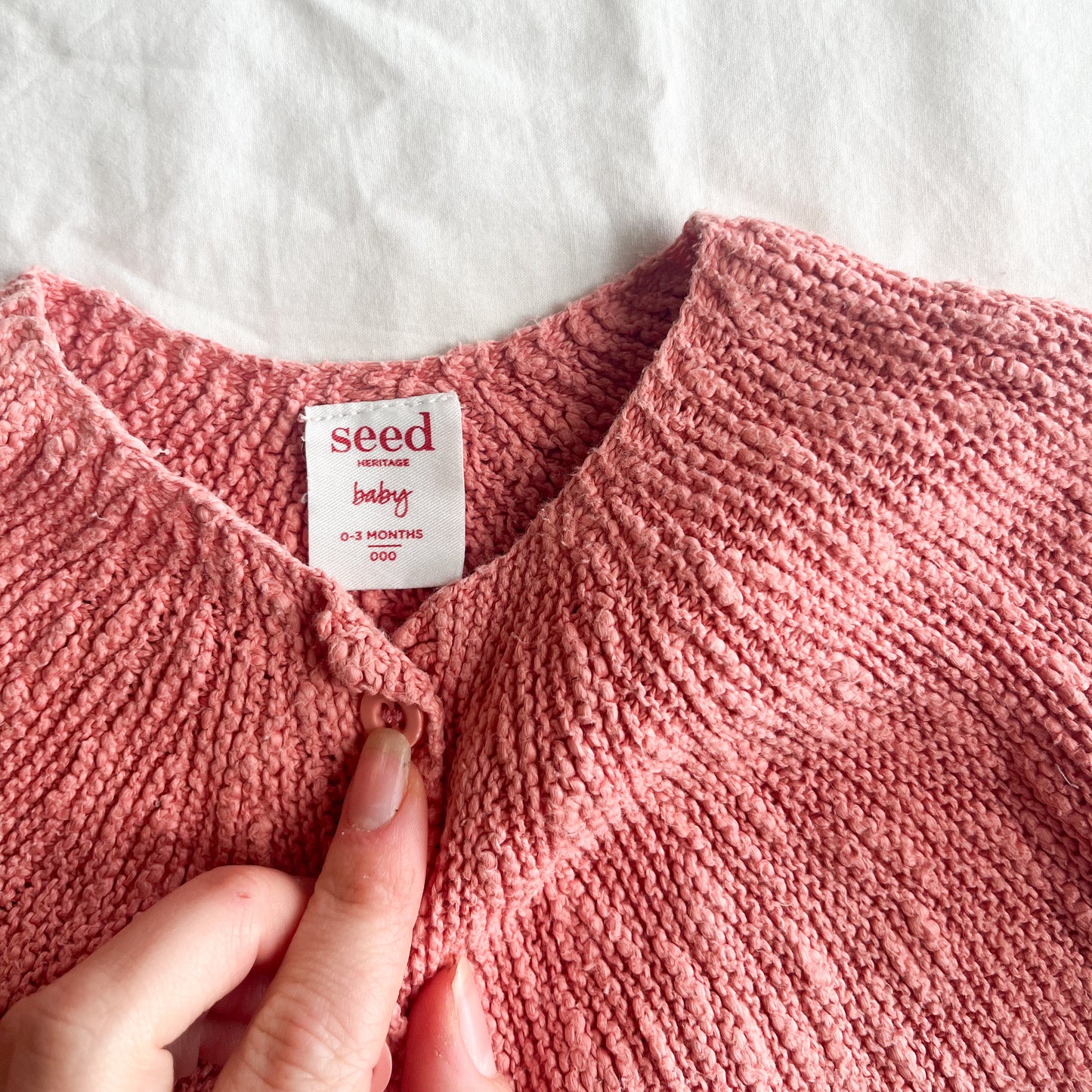 Seed cardi, 0-3m