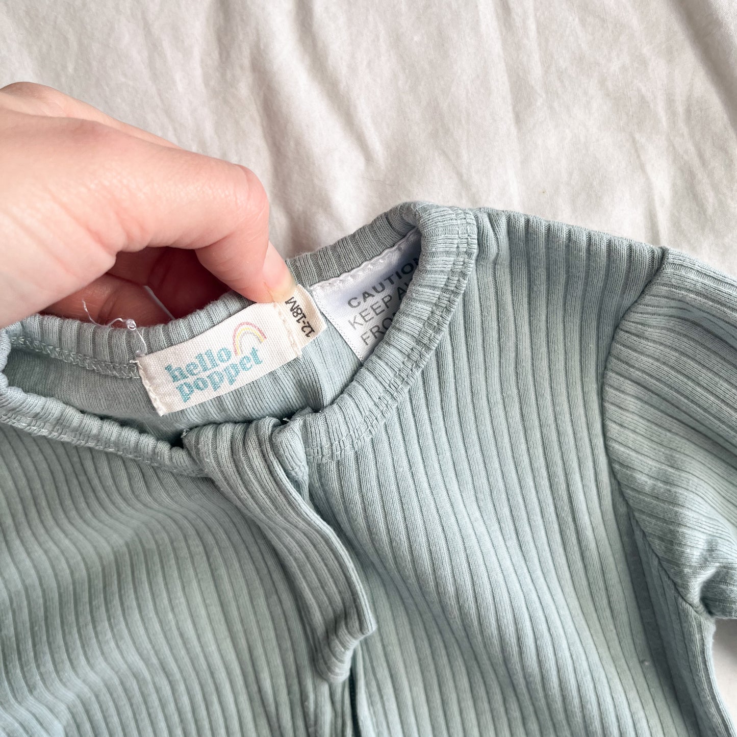 Hello poppet sleepsuit, size 1