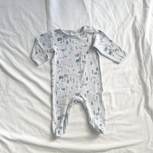 Milky sleepsuit, 0-3m