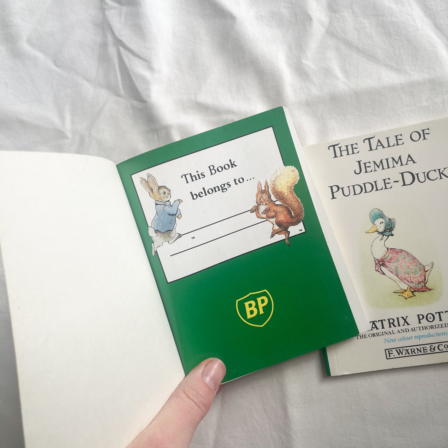 BP Beatrix potter books, small (1 flaw)