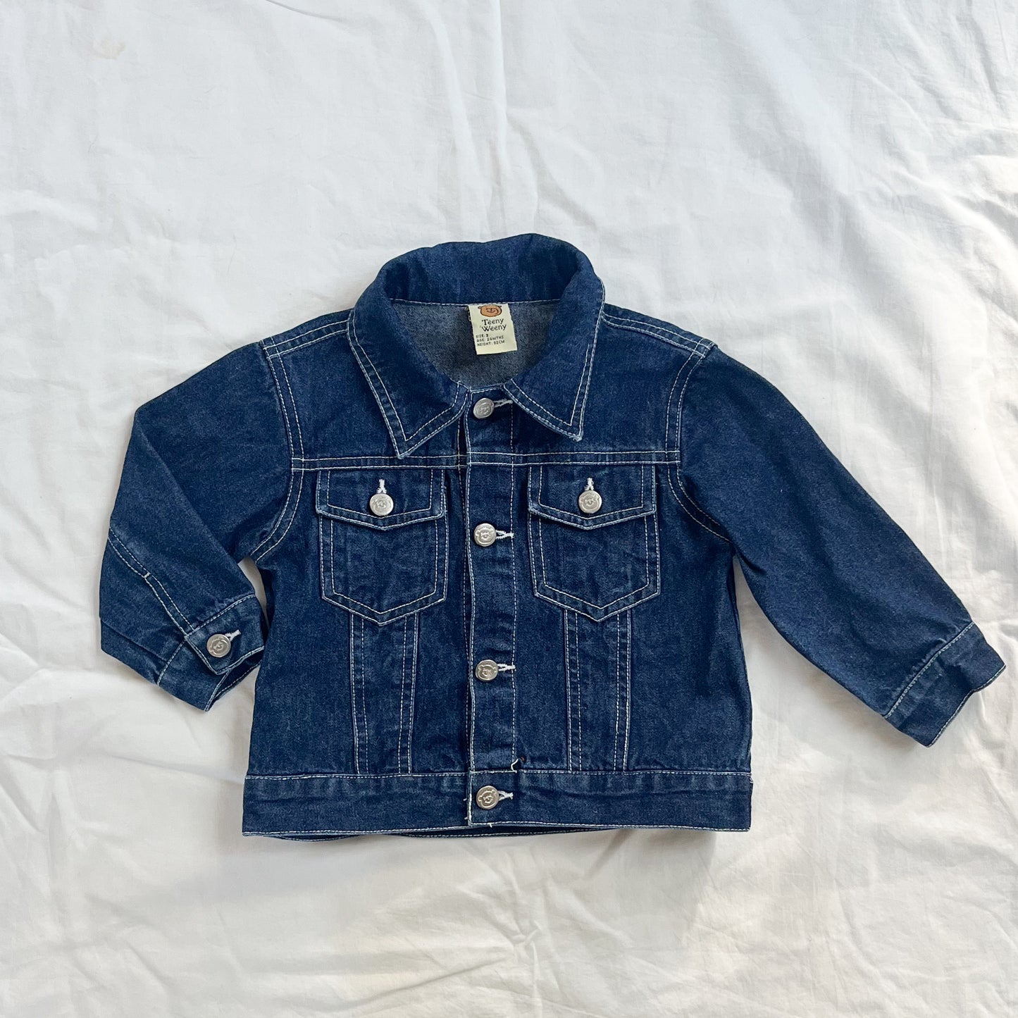 Vintage teeny weeny denim jacket, size 2