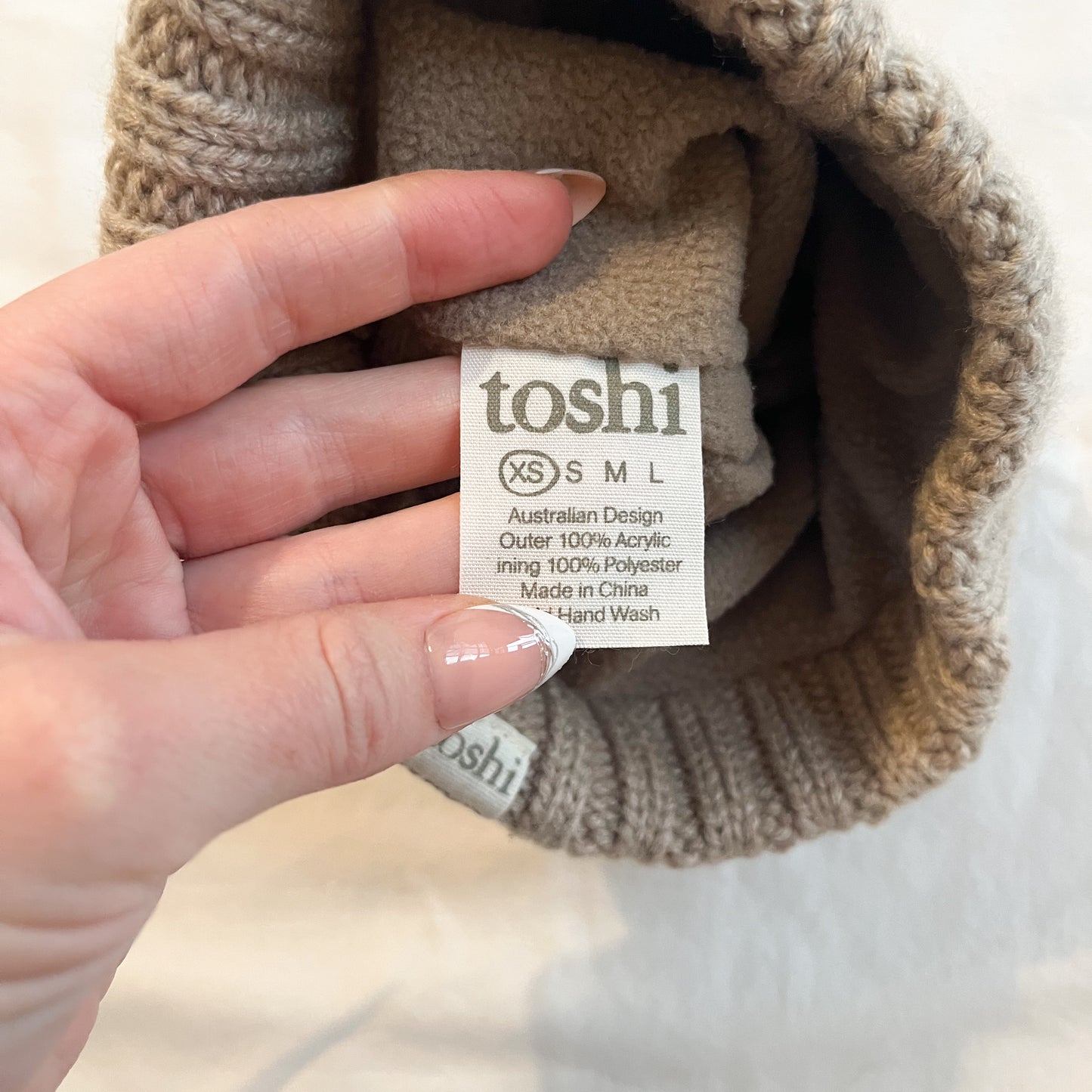 Toshi winter hat, size XS (aprox 6m)