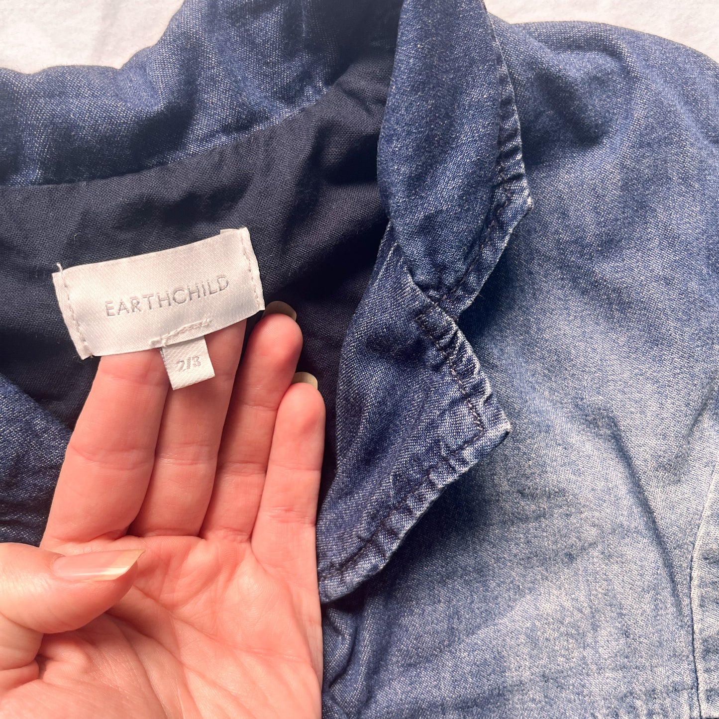 Earth child jacket, size 2-3